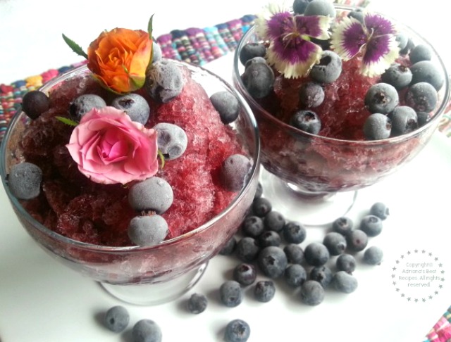 Chateau La Paws Blueberry Granita #ABRecipes