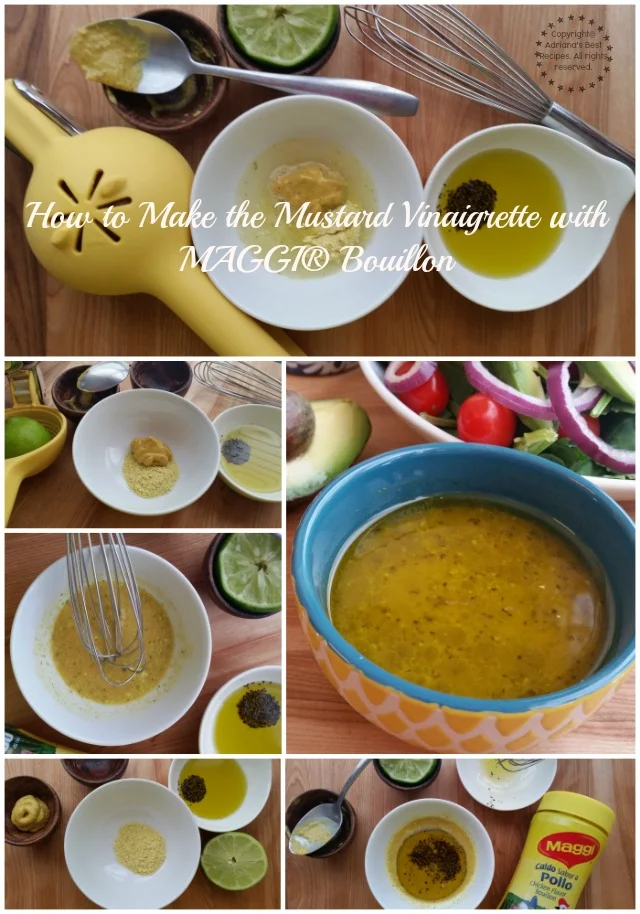 How to make the Mustard Vinaigrette with MAGGI Bouillon #FlavorYourSummer #ad How to make the Mustard Vinaigrette with MAGGI Bouillon #FlavorYourSummer #ad