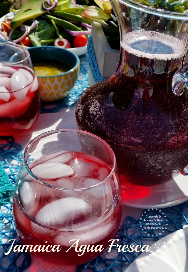 Jamaica Agua Fresca #ABRecipes Jamaica Agua Fresca #ABRecipes