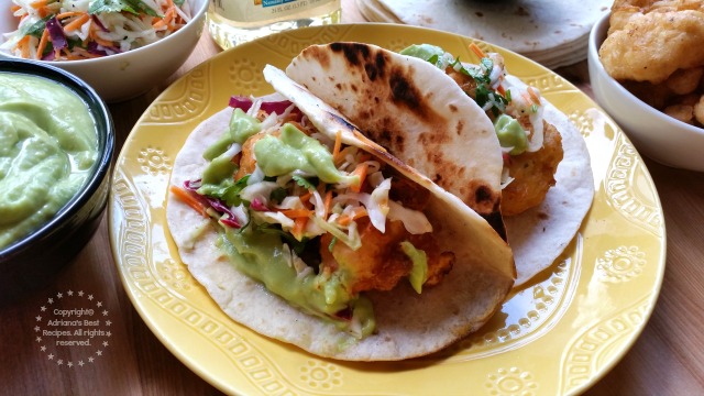 Beer Battered Cauliflower Tacos Recipe