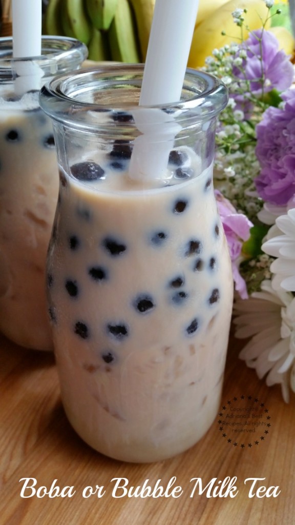 Boba Milk Tea recipe with ultra filtered lactose free two percent milk #TASTE15