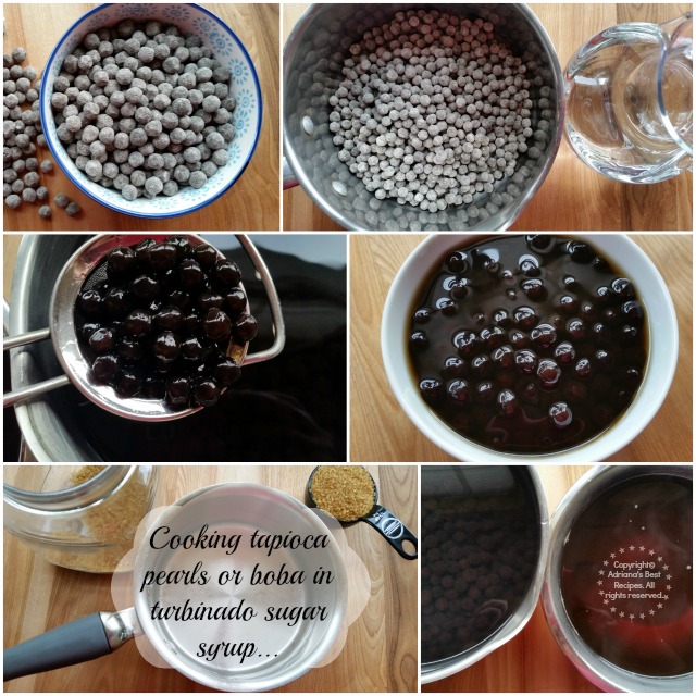 Cooking tapioca pearls or boba in turbinado sugar syrup #TASTE15