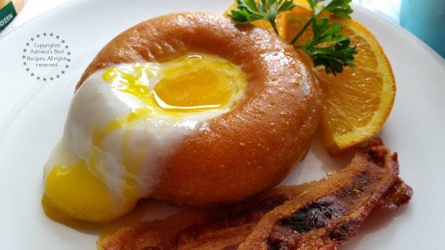 Heavenly bite is this Sunny Side Up Doughnut breakfast recipe