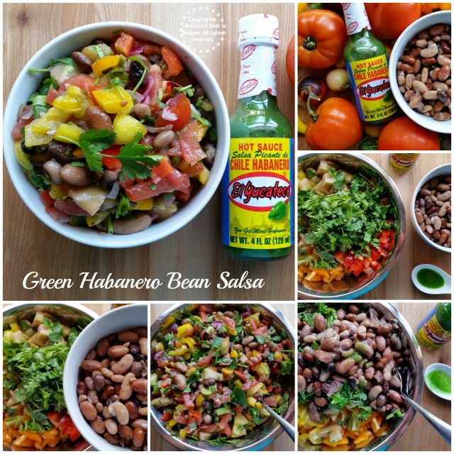 How to make green habanero bean salsa #KingOfFlavor #ad 