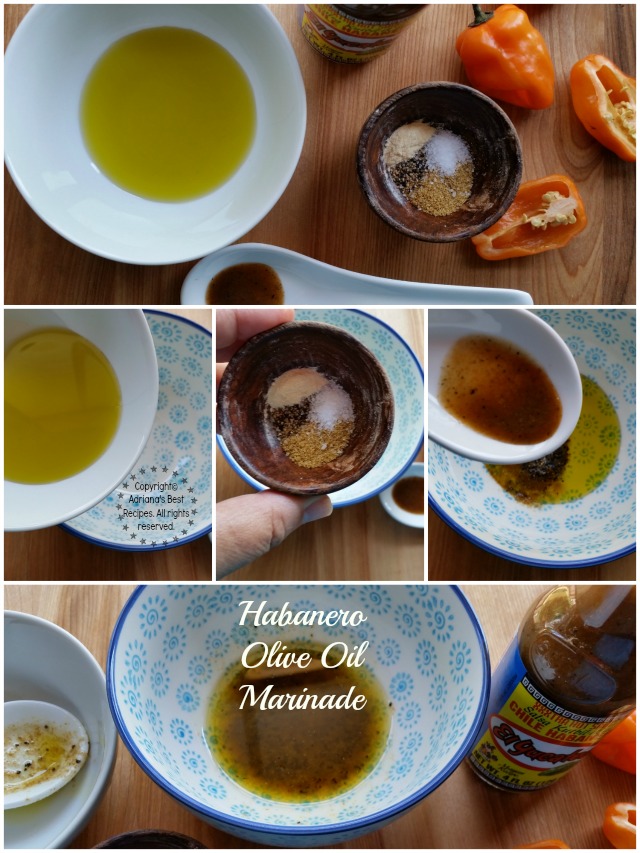 How to make habanero olive oil marinade #KingOfFlavor #ad