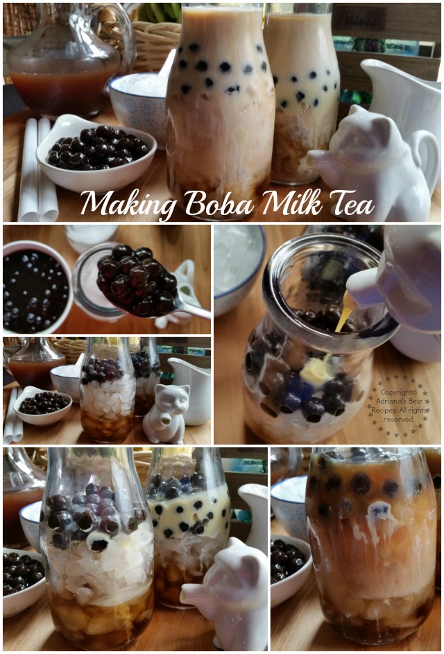 How to make iced boba milk tea #TASTE15