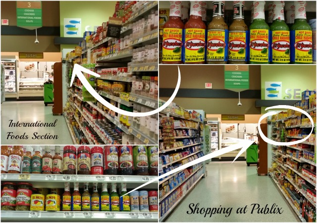 Shopping at Publix for El Yucateco Hot Sauces #KingOfFlavor #ad