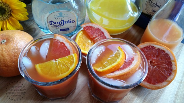 The Vampiro Cocktail combines the flavors of the high quality smoky Don Julio tequila blanco with sangrita and citrus #DonJulio #ad