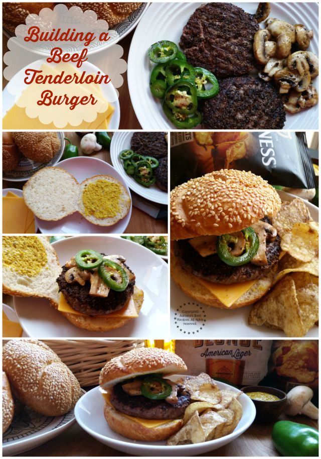 Building a tantalizing Beef Tenderloin Burger #BlondeBBQChallenge #ad