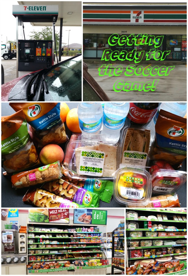 Getting Ready for the Soccer Game at 7-Eleven #7EFresh #ad