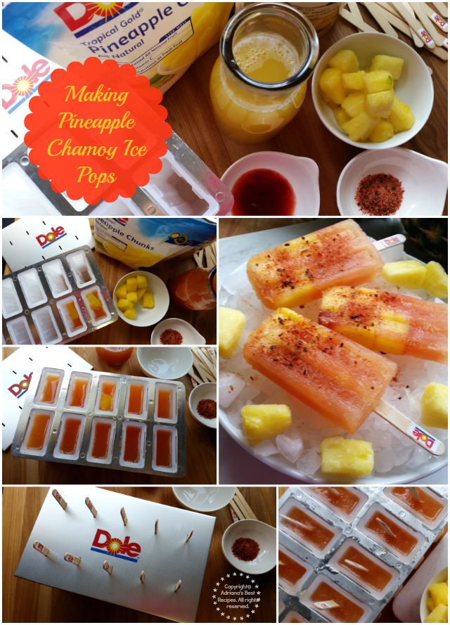How to make pineapple chamoy ice pops #DOLEcioso #ad