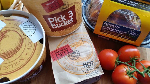 I opted to buy a bucket and a side plus a rotisserie chicken #SummerYum #ad 