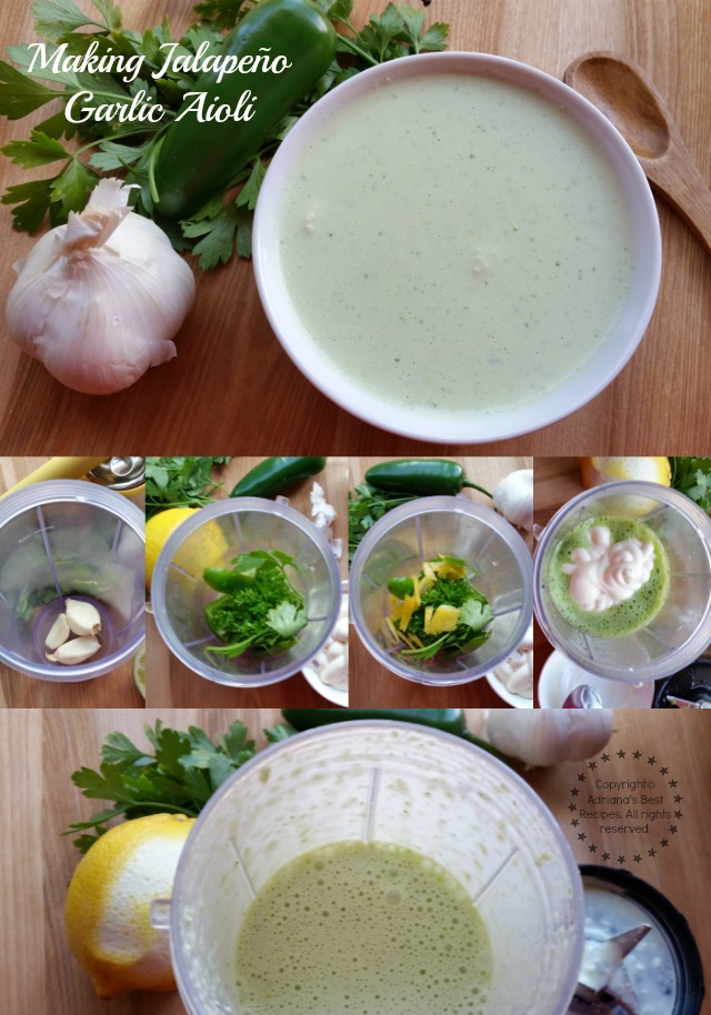 Making Jalapeño Garlic Aioli #SummerYum #ad 