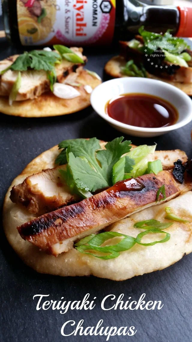 Teriyaki Chicken Chalupas Appetizer #KikkomanSaborLBC #ad Teriyaki Chicken Chalupas Appetizer #KikkomanSaborLBC #ad