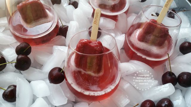 Cherry Mimosas Recipe #FruttareLife #ad