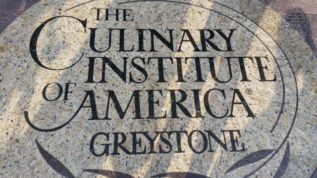 Entrance to the Culinary Institute of America at Greystone #LittleChanges
