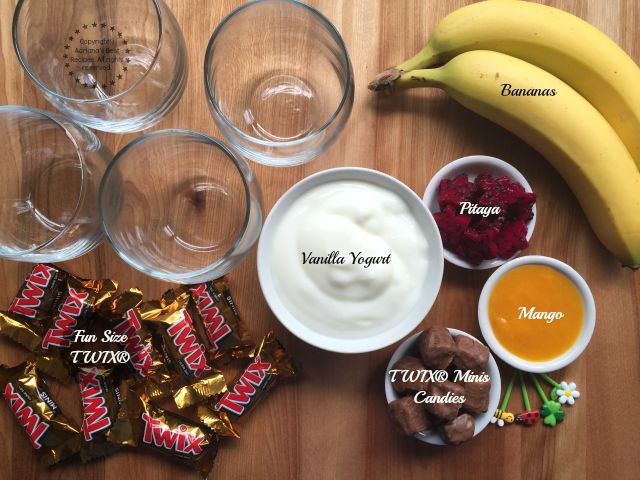 Ingredients for the tropical parfait a delicious treat for la merienda #FunSizeMerienda #ad Ingredients for the tropical parfait a delicious treat for la merienda #FunSizeMerienda #ad