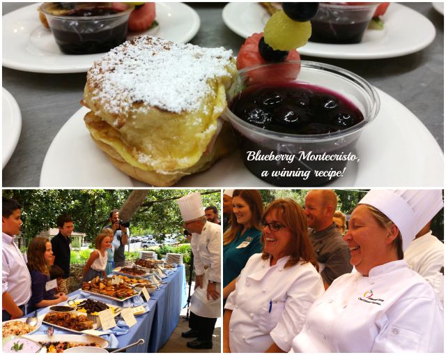 The winning recipe per the children judging panel was this blueberry montecristo recipe  #LittleChanges