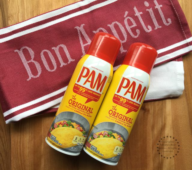 PAM cooking spray help cooking a breeze