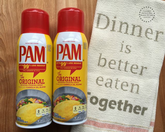 PAM Cooking Spray eases my time in the kitchen when putting together the perfect meal #PAMCookingSpray #ad