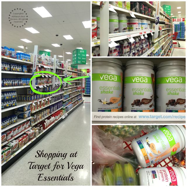 Shopping at Target for Vega Essentials #BestLifeProject #ad
