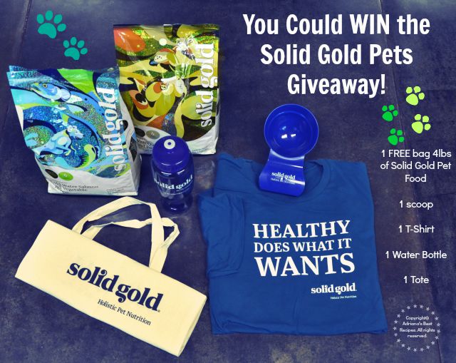 You could win the the Solid Gold Pets Giveaway #SolidGoldPets #FoodForFreeSpirits #ad 