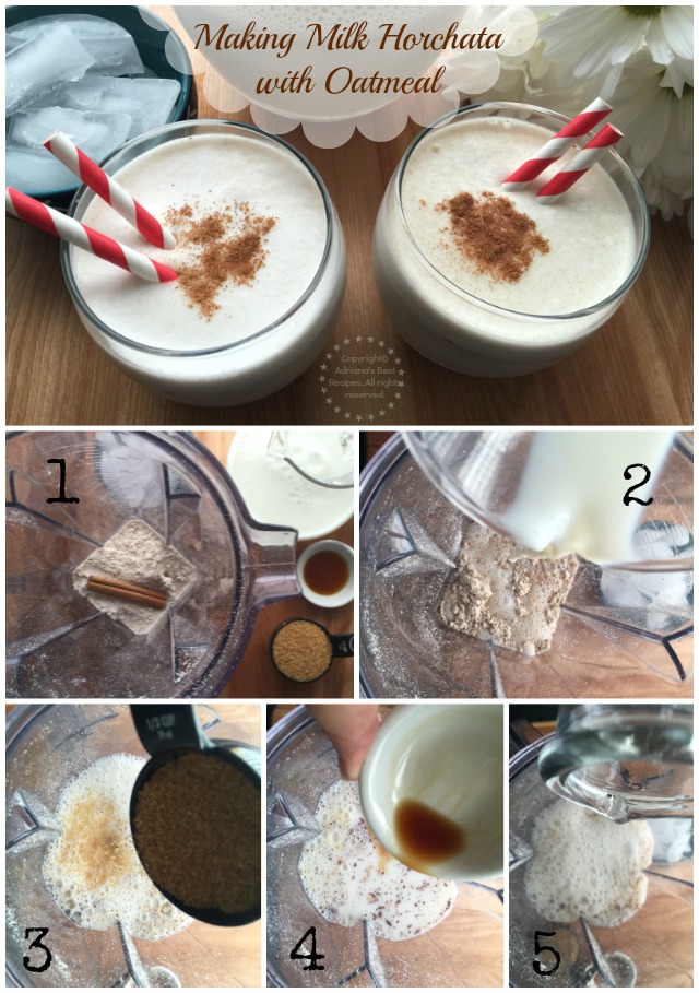 Making Milk Horchata with Oatmeal #HerenciaLeche #ad