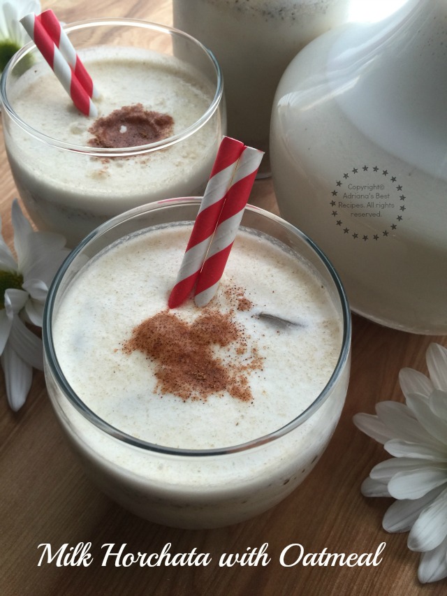 Milk Horchata with Oatmeal to celebrate Hispanic Heritage Month #HerenciaLeche #ad 