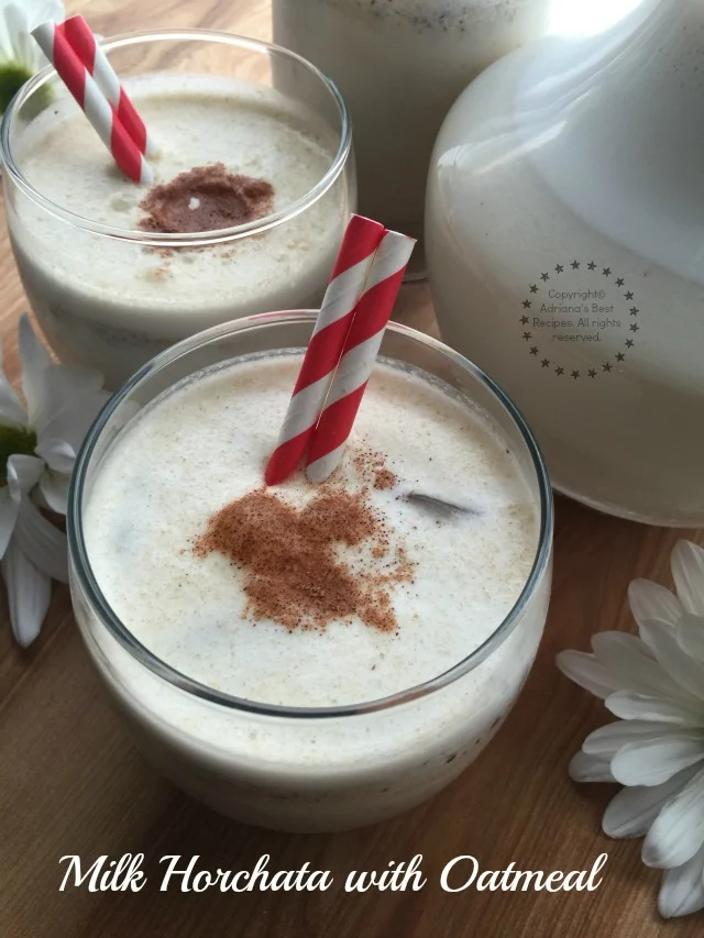 Milk Horchata with Oatmeal to celebrate Hispanic Heritage Month #HerenciaLeche #ad Milk Horchata with Oatmeal to celebrate Hispanic Heritage Month #HerenciaLeche #ad