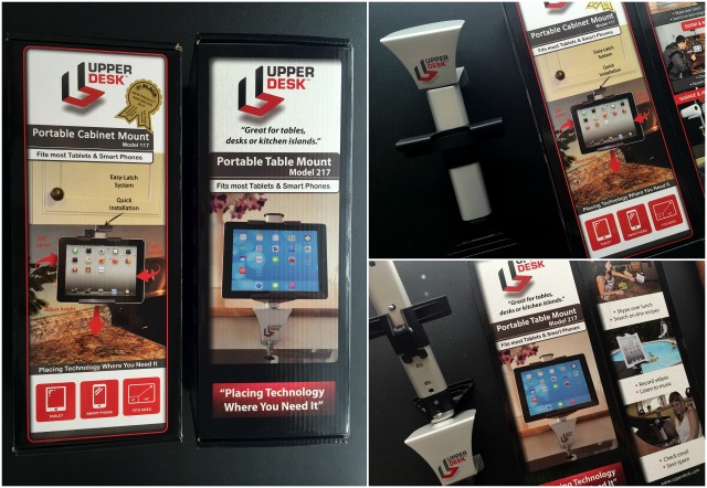 Upper Desk Portable Mounts Review #UpperDesk #ad