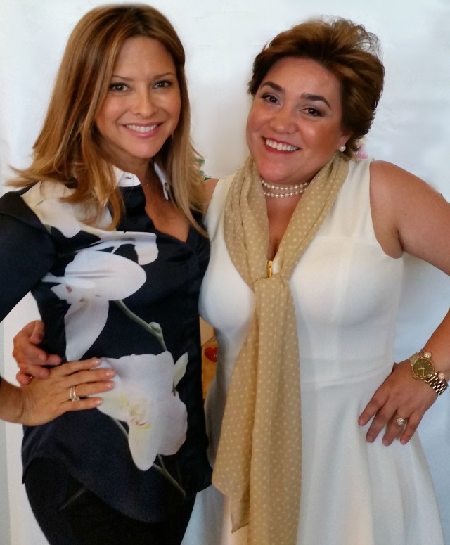 Chef Ingrid Hoffman and Adriana Martin