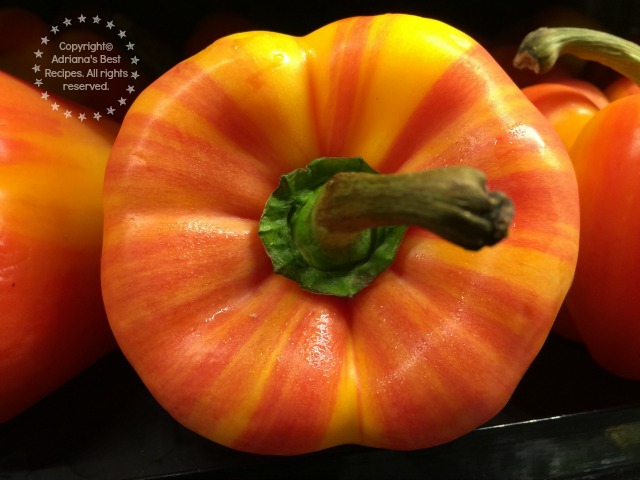 Fresh produce from a pepper farm in Canada