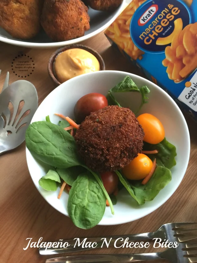 Jalapeño Mac N Cheese Bites perfect appetizer for the holidays #EasyKraftMeals AD Jalapeño Mac N Cheese Bites perfect appetizer for the holidays #EasyKraftMeals AD