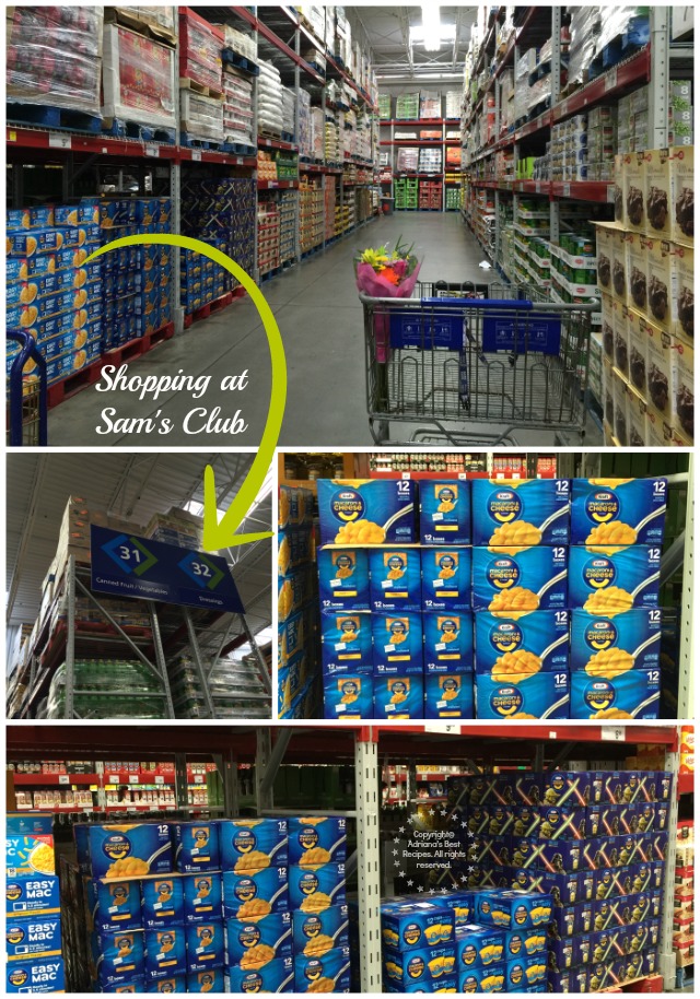 Shopping at Sam's Club for Kraft Foods #EasyKraftMeals AD