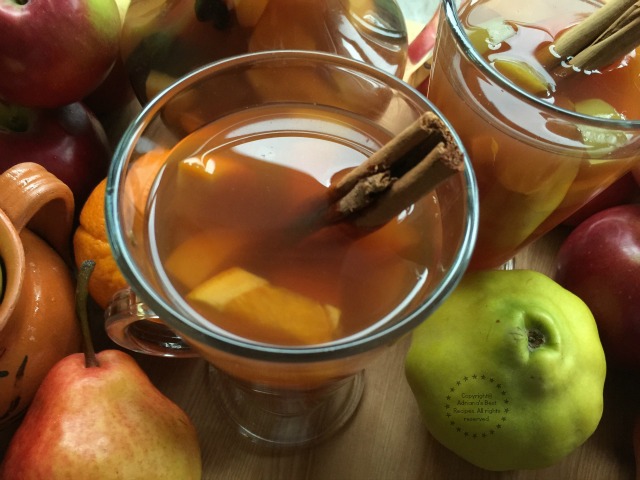 The Mexican Holiday Fruit Punch or Ponche is a great drink for gatherings