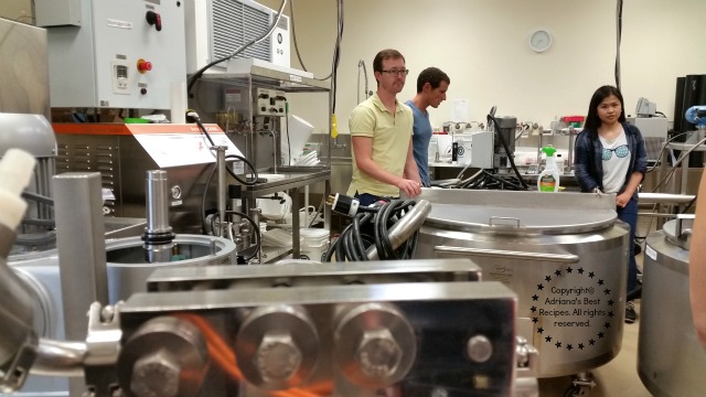 Visiting the dairy lab at UC Davis in California