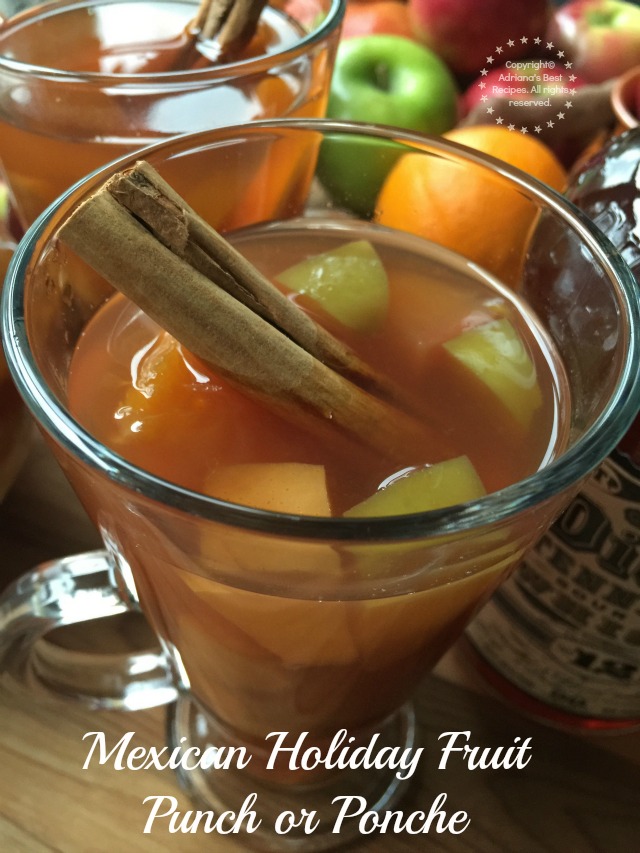 Smooth and comforting Mexican Holiday Fruit Punch or Ponche with George Dickel #12 Tennessee whiskey Smooth and comforting Mexican Holiday Fruit Punch or Ponche with George Dickel #12 Tennessee whiskey