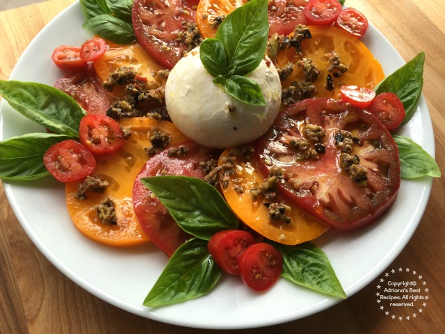 Heirloom Tomato and Burrata Salad Recipe