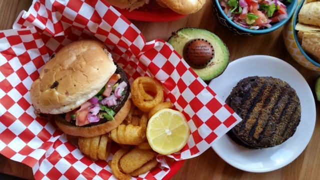 Black Bean Burgers garnished with fresh with Pico de Gallo