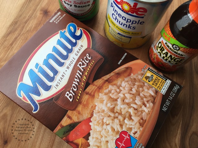 Essential ingredients for making the Chipotle Pineapple Shrimp Stir Fry