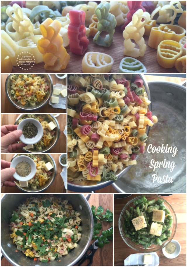 Cooking Spring Pasta for Easter