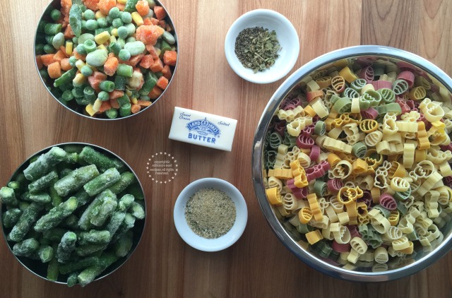 Ingredients for Cooking the Spring Pasta for Easter