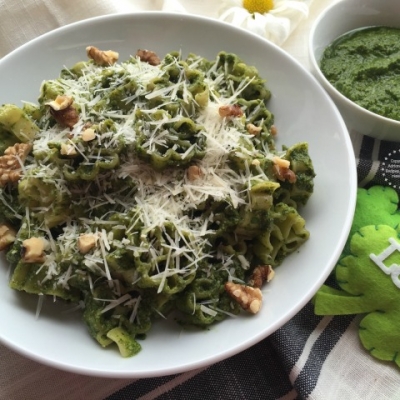 Kale Pesto Lucky Pasta Recipe