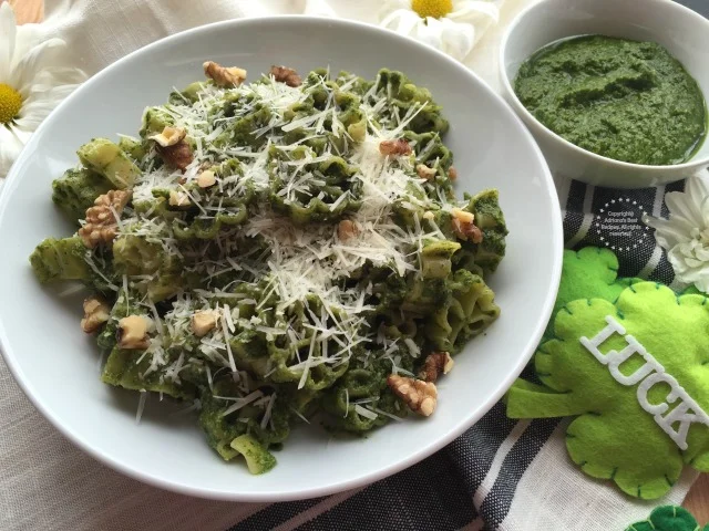 Kale Pesto Lucky Pasta Recipe Kale Pesto Lucky Pasta Recipe