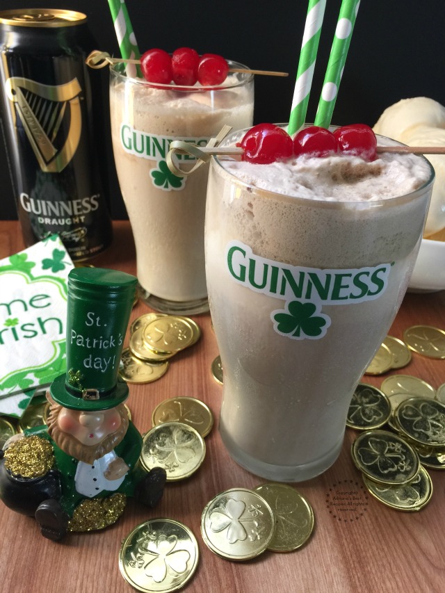 The Guinness Shake perfect cocktail for upcoming St Patricks Day or to enjoy on any hot day