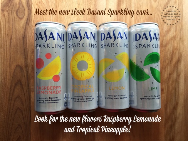 Meet the new sleek Dasani Sparkling cans