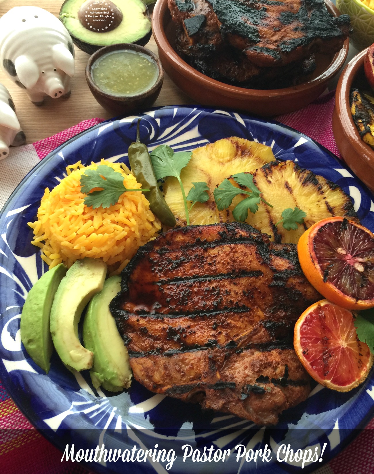 Deliciosas Chuletas de Puerco al Pastor