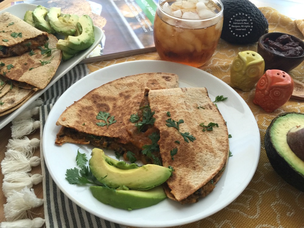 Sweet Potato Black Bean Quesadillas Recipe