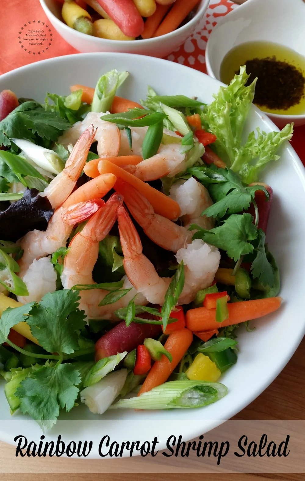 Esta ensalada arcoiris de camarones es una opción fresca y tan apetecible Esta ensalada arcoiris de camarones es una opción fresca y tan apetecible