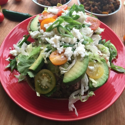 Canoas Vegetarianas Estilo Mexicano